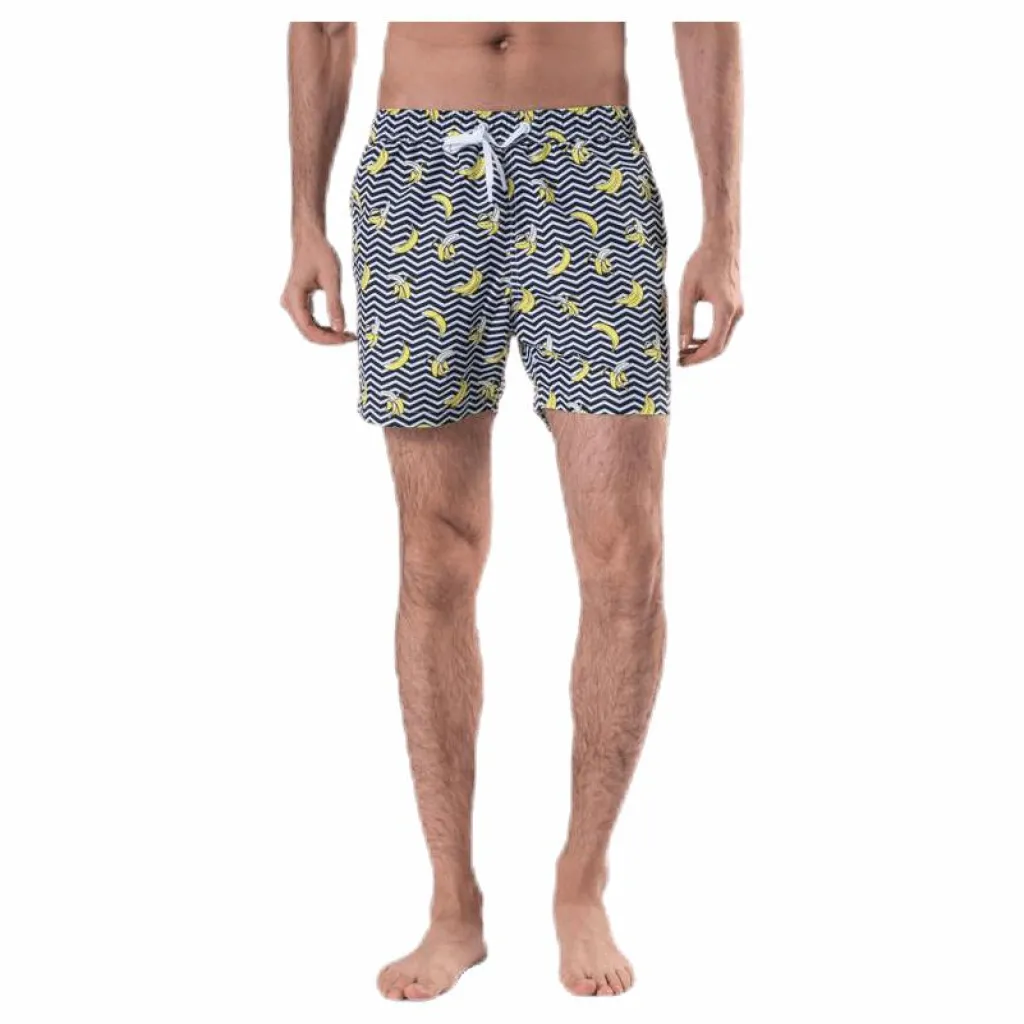 Björn Borg Sylvester Loose Shorts Black/Yellow* Simning|Badkläder