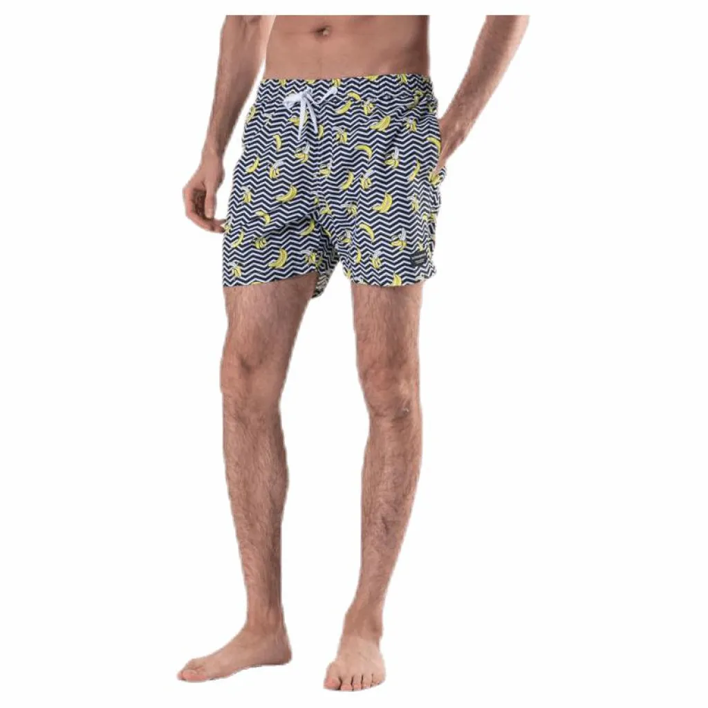 Björn Borg Sylvester Loose Shorts Black/Yellow* Simning|Badkläder