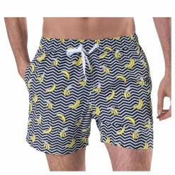 Björn Borg Sylvester Loose Shorts Black/Yellow* Simning|Badkläder