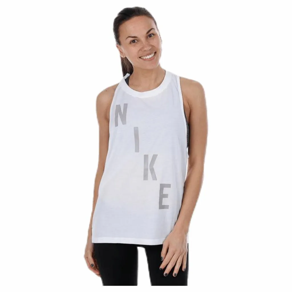Nike Tailwind Tank GX White/Grey* Löpning|Linnen