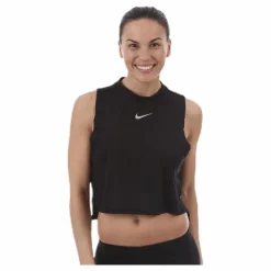 Nike Tailwind Top Cool Crop Black* Linnen|Löpning