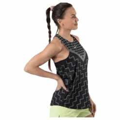 Nike Tank Runway Geo Grey* Linnen|Löpning