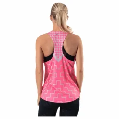 Nike Tank Runway Geo Pink* Linnen|Löpning