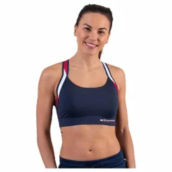 Tommy Hilfiger Sport Tape Bra Medium Impact Blue* Sport-Bh:Ar|Löpning