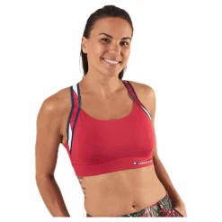 Tommy Hilfiger Sport Tape Bra Medium Impact Pink* Sport-Bh:Ar|Träning