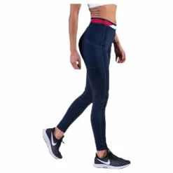 Tommy Hilfiger Sport Tape Legging 7/8 Blue* Tights|Träning