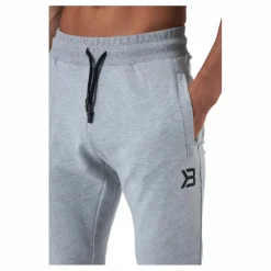 Better Bodies Tapered Joggers V2 Light Grey Melange* Träning|Byxor