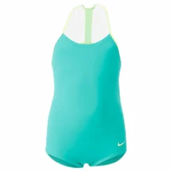 Nike Swim T-Back One Piece Junior Green*Barn Simning|Badkläder