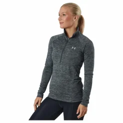 Under Armour Tech 1/2 Zip - Twist Jet Gray* Träning|Underställ