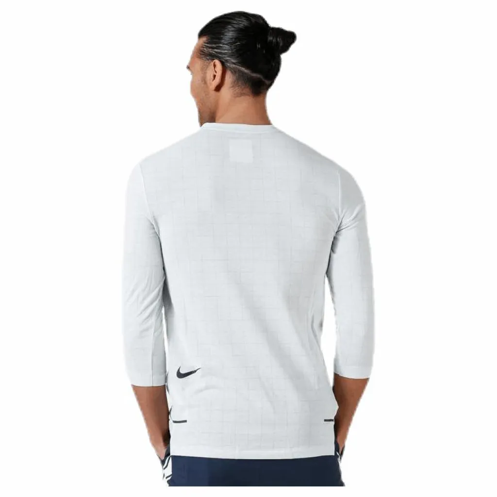 Nike Tech Pack Rise 3QTR Top White/Grey* T-Shirts|Löpning