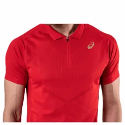 ASICS Tennis Polo Shirt Red* Racketsporter