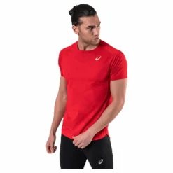 ASICS Tennis SS Tee Red* Racketsporter