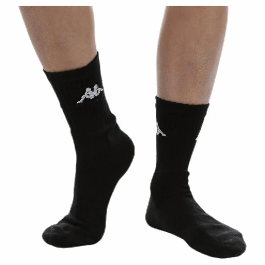Kappa Tennis Trisper Socks 3pk White/Black* Racketsporter|Strumpor