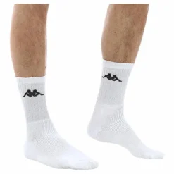 Kappa Tennis Trisper Socks 3pk White/Black* Racketsporter|Strumpor