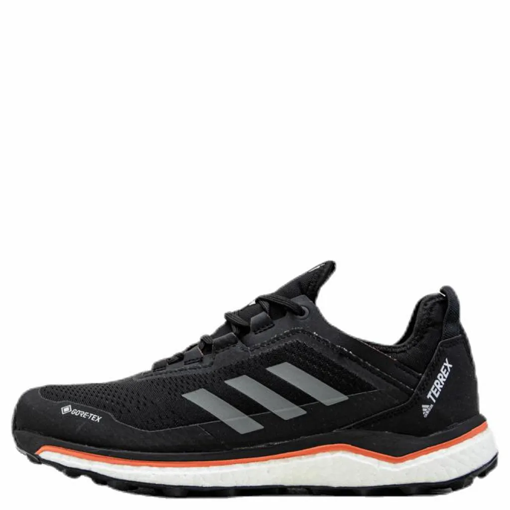 adidas Terrex Agravic Flow GORE-TEX Trail Running Shoes Core Black / Grey Four / Signal Pink / Coral* Löparskor|Löpning