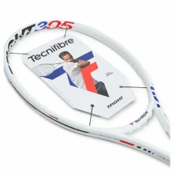 Tecnifibre T-fight 305 Isoflex Medvedev White* Racket Och Bollar|Racketsporter