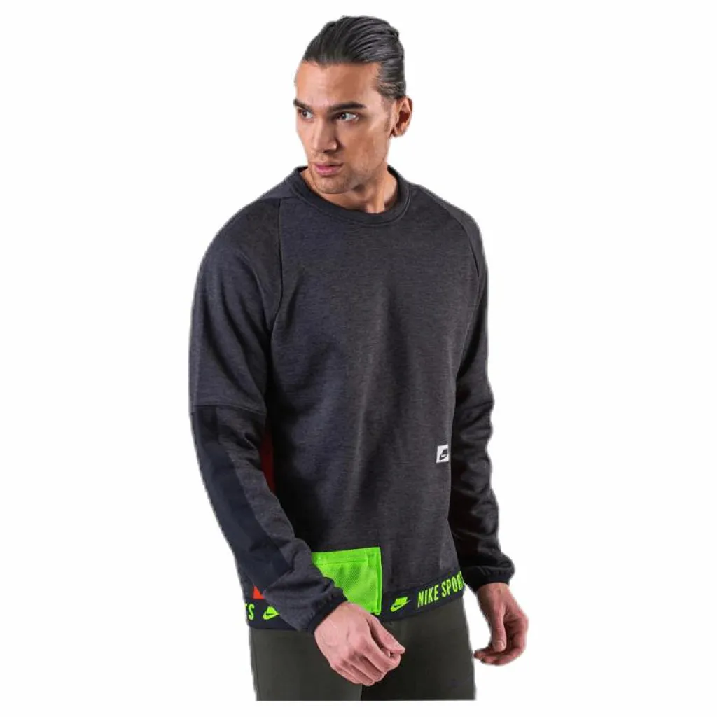 Nike Therma Crew LS Black* Tröjor|Träning