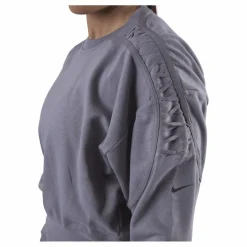 Nike Therma Cropped Fleece LS Crew Purple* Tröjor|Träning