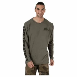 GASP Throwback LS Tee Green* Tröjor|Träning