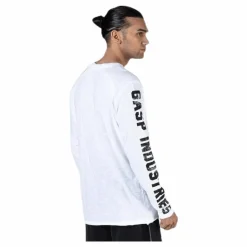 GASP Throwback LS Tee White* Tröjor|Träning