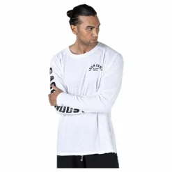 GASP Throwback LS Tee White* Tröjor|Träning