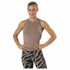 Casall Tie Back Tank Taupe Grey* Yoga|Linnen
