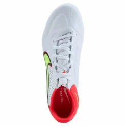 Nike Tiempo Legend 9 Pro Fg Firm-gr White/volt-bright Crimson* Fotboll|Fotbollsskor