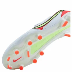Nike Tiempo Legend 9 Pro Fg Firm-gr White/volt-bright Crimson* Fotboll|Fotbollsskor