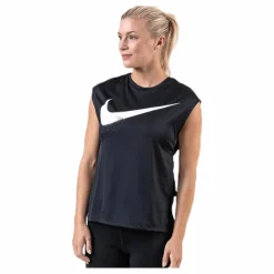 Nike Top SS Rebel GX White/Black* T-Shirts|Löpning