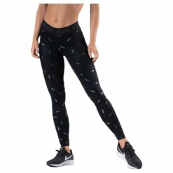 Nike Toss Print Tight Black* Tights|Träning
