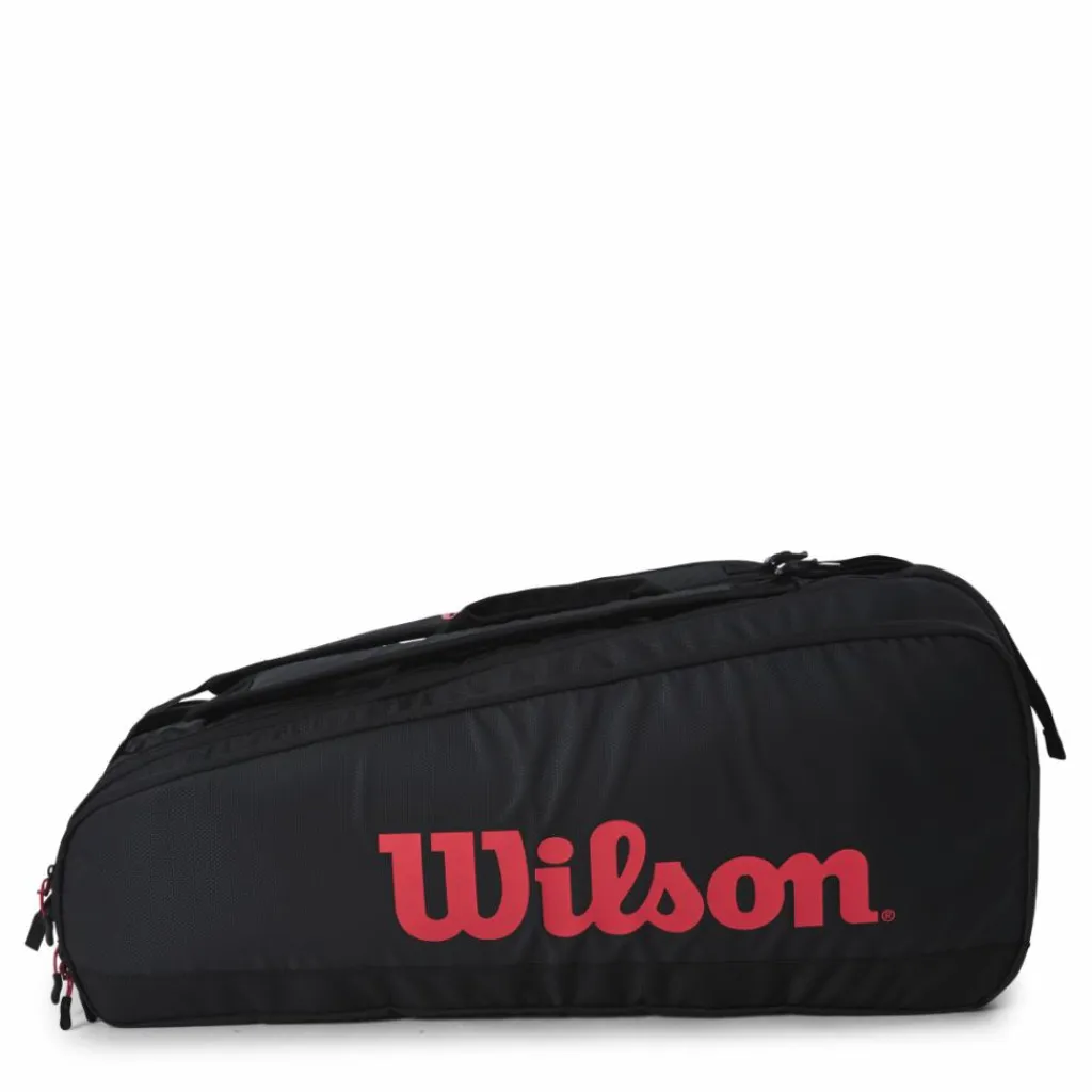 Wilson Tour 6 Pk Black/Red* Racketsporter