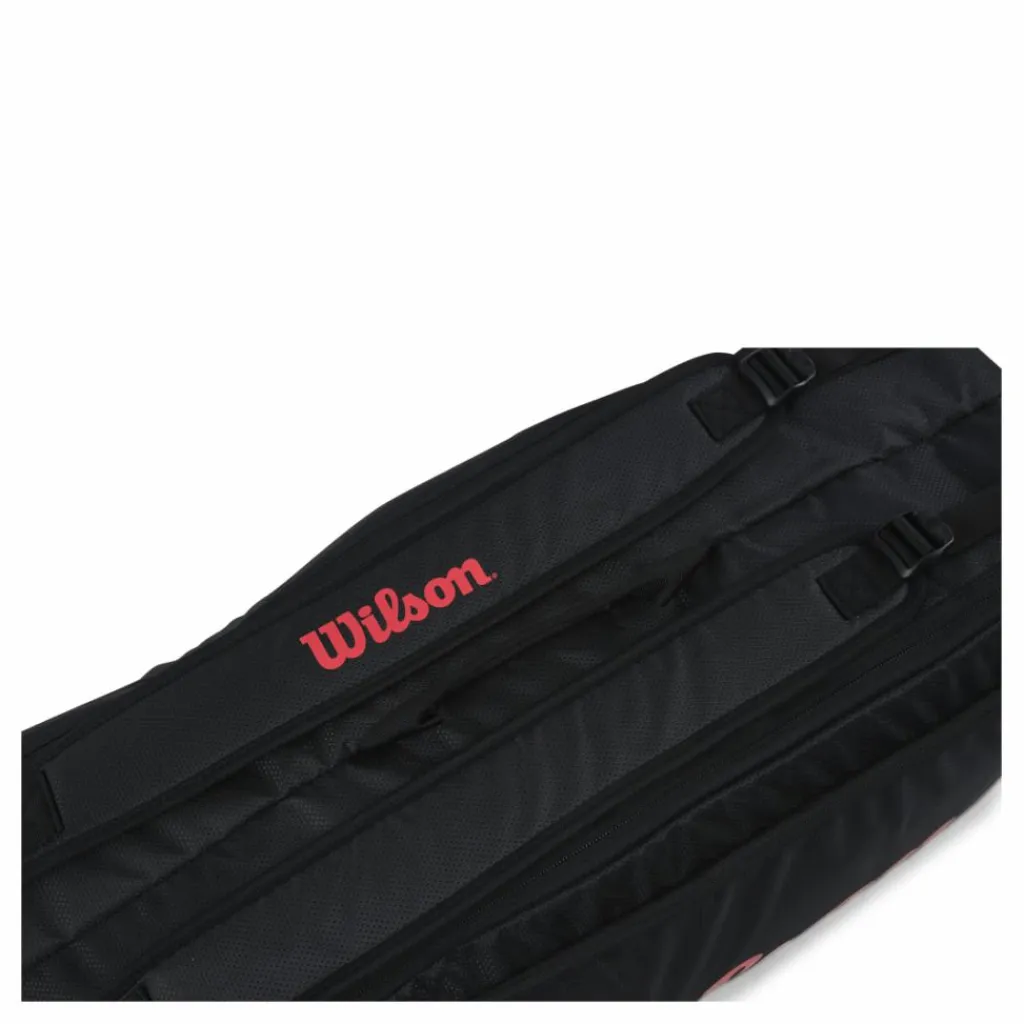Wilson Tour 6 Pk Black/Red* Racketsporter