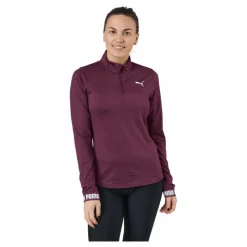 Puma Train Strong 1/4 Zip Grape Wine* Tröjor|Träning