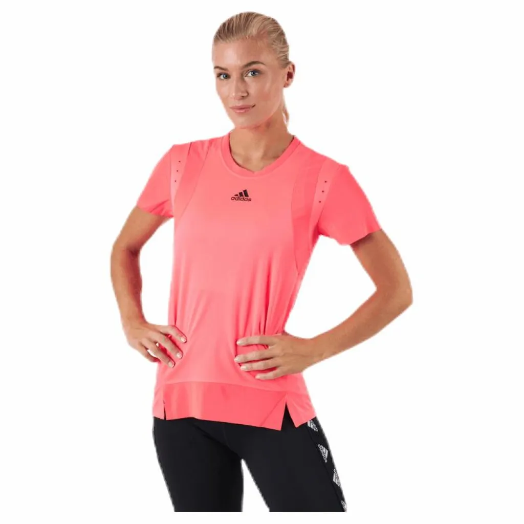 adidas Training Heat Ready Tee Pink/Red* T-Shirts|Träning