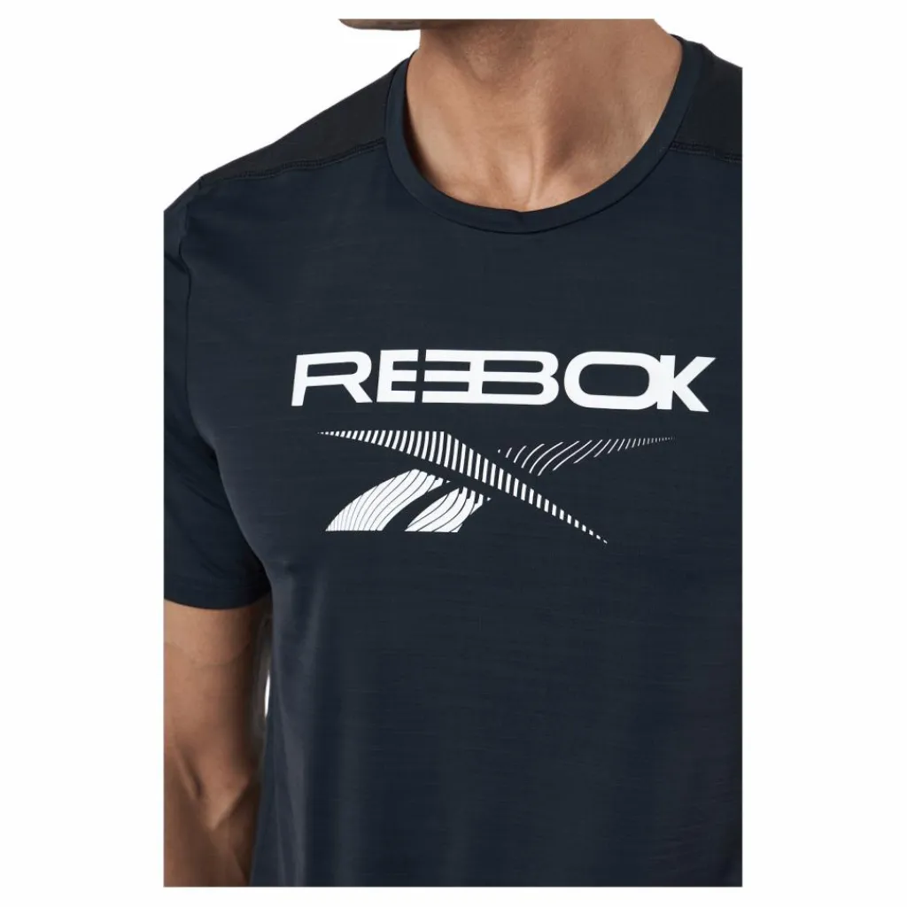 Reebok Ts Ac Graphic Tee Black* T-Shirts|Träning