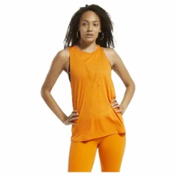 Reebok TS Burnout Tank Orange* Linnen|Träning
