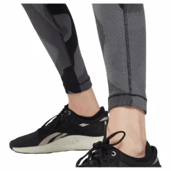Reebok Ts Lux Tight- Jacquard Black* Träning|Tights