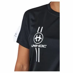 Unihoc T-shirt Arrow Black/white Black/white* Inomhussporter