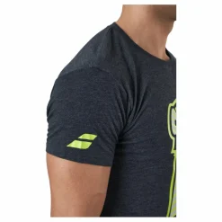 Babolat T-shirt  Message Black* Racketsporter|T-Shirts