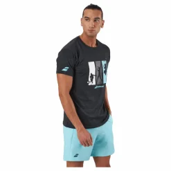 Babolat T-shirt Padel Cotton Black* Racketsporter|T-Shirts