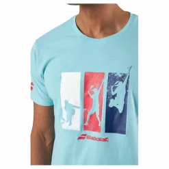 Babolat T-shirt Padel Cotton Turquoise* Racketsporter|T-Shirts