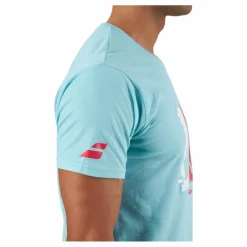 Babolat T-shirt Padel Cotton Turquoise* Racketsporter|T-Shirts