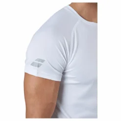 Babolat T-shirt Play Crew Neck White* Racketsporter|T-Shirts