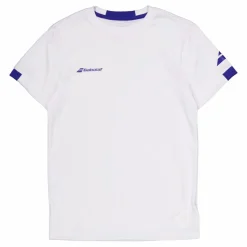 Babolat T-shirt Play Crew Neck White* Racketsporter|T-Shirts