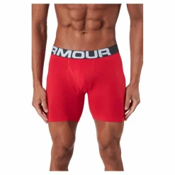 Under Armour Ua Charged Cotton 6in 3 Pack Red* Underkläder|Löpning