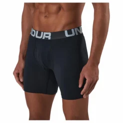 Under Armour Ua Charged Cotton 6in 3 Pack Black* Löpning|Underkläder