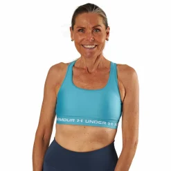 Under Armour Ua Crossback Mid Bra Glacier Blue* Träning|Sport-Bh:Ar