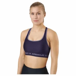 Under Armour Ua Crossback Mid Bra Purple Switch / Purple Switch* Löpning|Sport-Bh:Ar