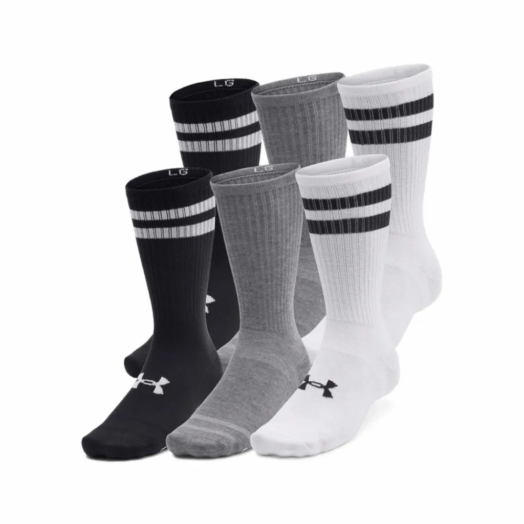 Under Armour Ua Essential 6pk Crew Mod Gray* Löpning|Träning