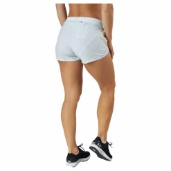 Under Armour Ua Fly By Elite 3'' Short Ghost Gray Light Heather* Shorts|Löpning